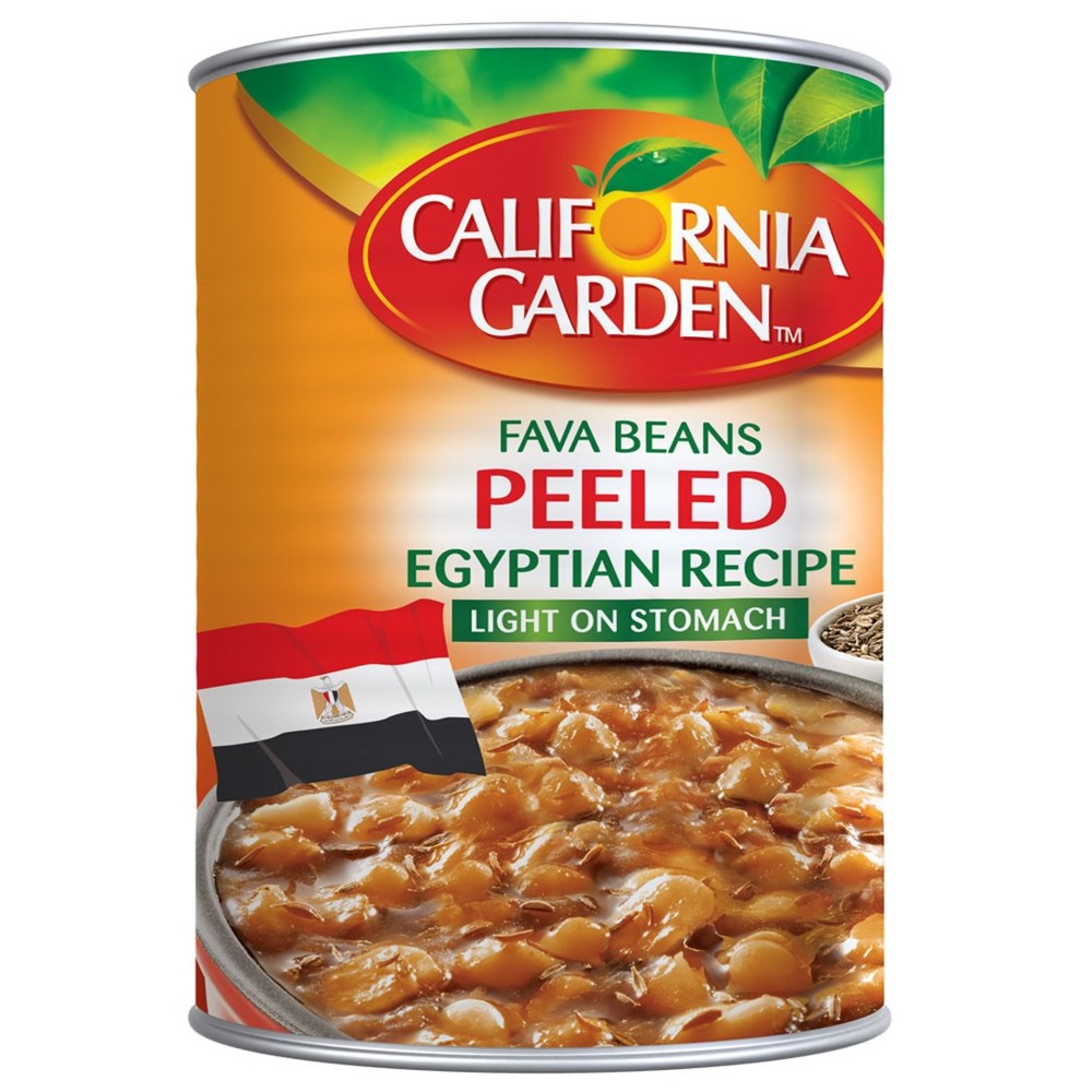 Fava Beans- Peeled Egyptian Recipe "CALIFORNIA GAR